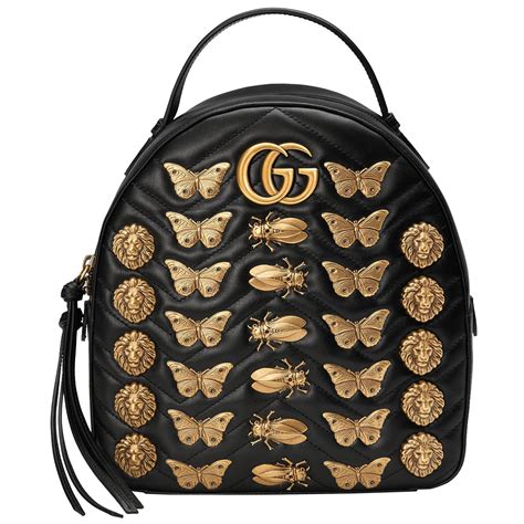 gucci animal studs backpack